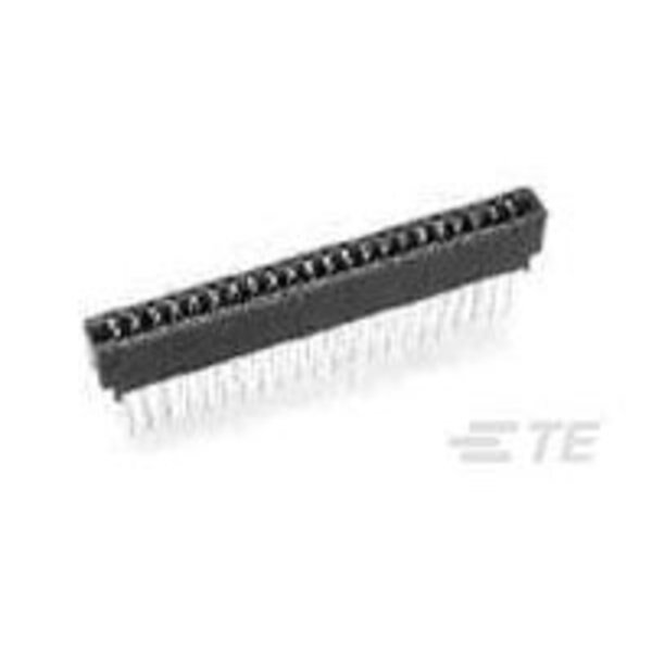 Card Edge Connector, 30 Contact(S), 2 Row(S), Female, Straight, Solder Terminal, Te Connectivity, Mfr#: 1-6437268-2